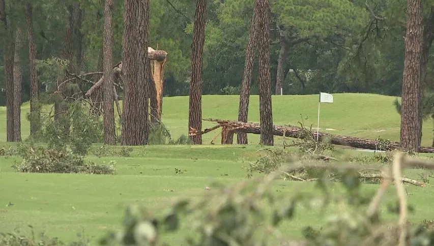 golf course damage